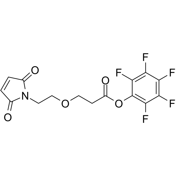 Mal-PEG1-PFP ester Chemical Structure