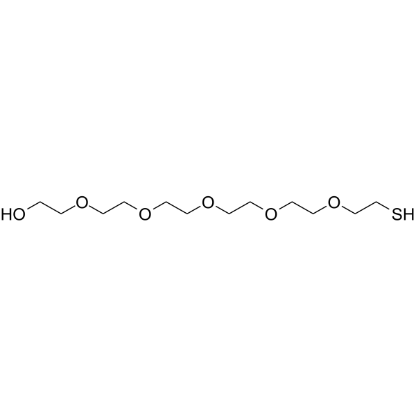 Thiol-PEG6-alcohol Chemical Structure