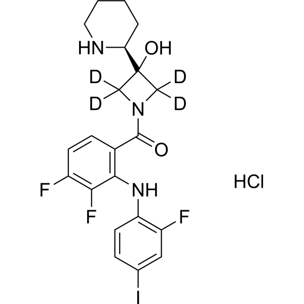 Cobimetinib-d<sub>4</sub> hydrochloride Chemical Structure