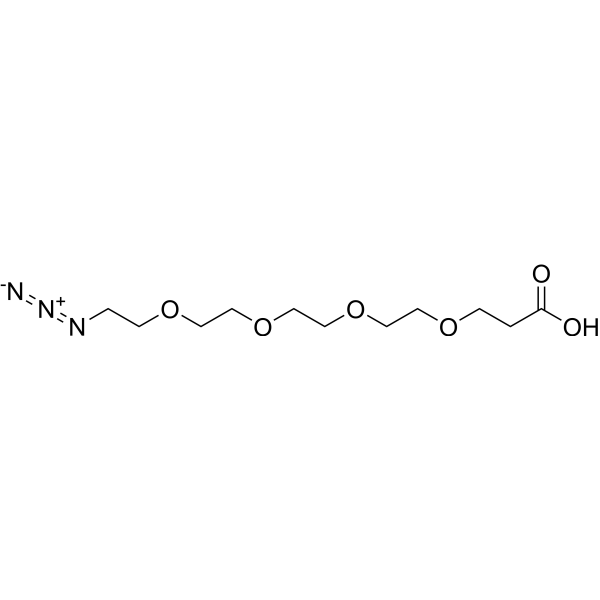 Azido-PEG4-C2-acid Chemical Structure