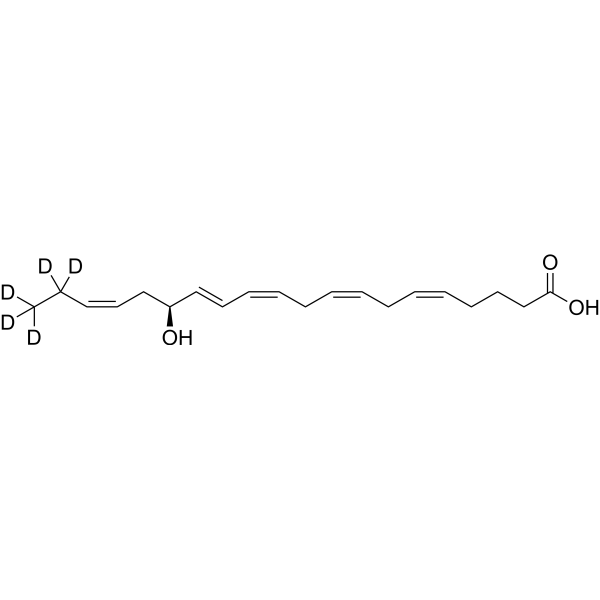 15(S)-HEPE-d<sub>5</sub> Chemical Structure