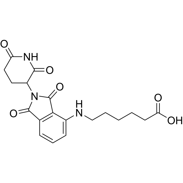 Pomalidomide 4'-alkylC5-acid Chemical Structure