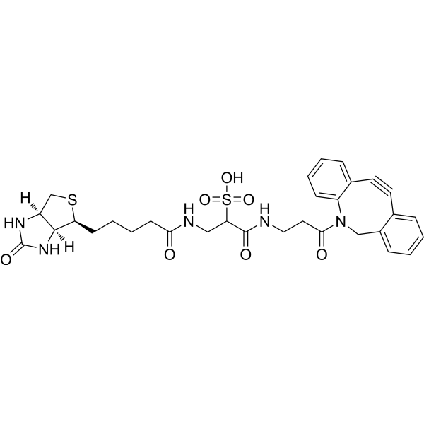 DBCO-Sulfo-Link-biotin Chemical Structure