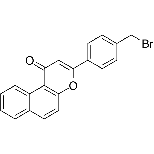 β-Naphthoflavone-CH2-<em>Br</em>
