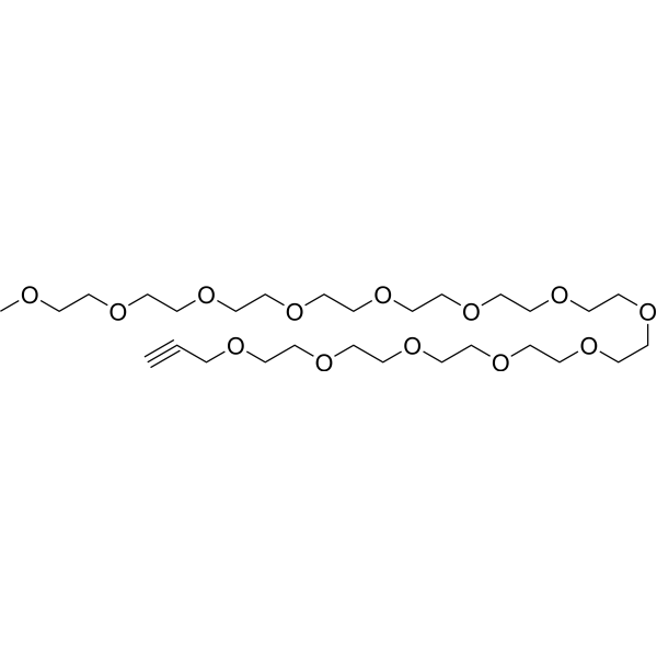 Propargyl-PEG12-methane Chemical Structure