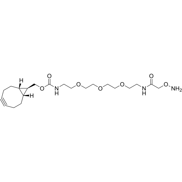 BCN-PEG3-oxyamine Chemical Structure