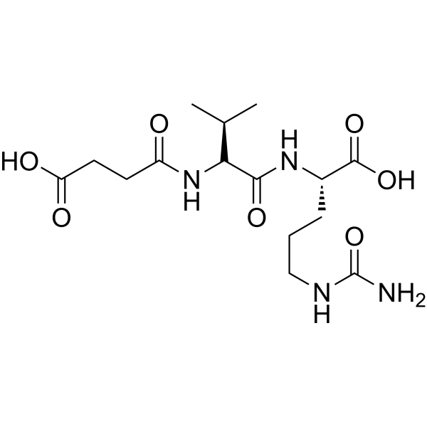 Acid-propionylamino-Val-Cit-OH Chemical Structure