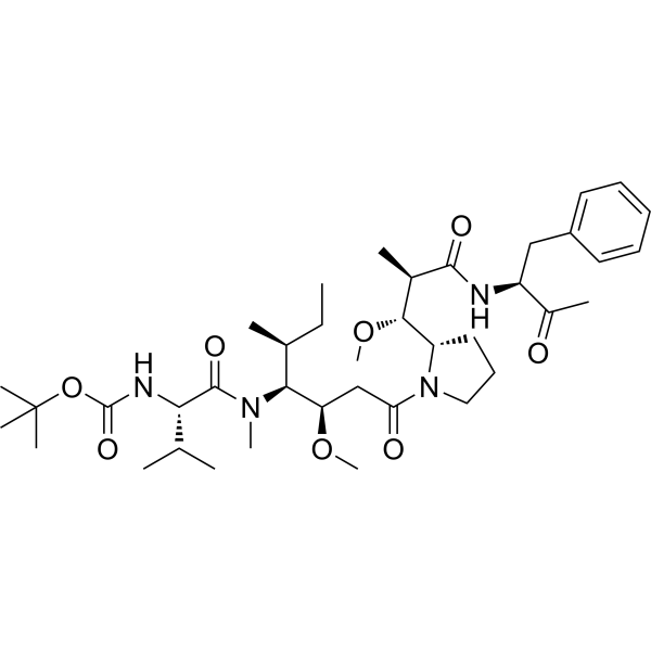 Boc-Val-Dil-Dap-Phe-OMe Chemical Structure