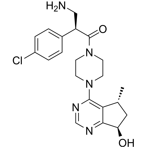 Ipatasertib-NH2 Chemical Structure