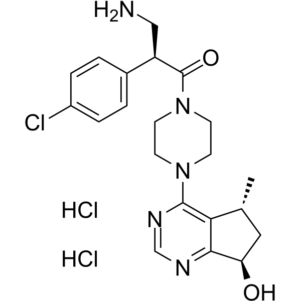 Ipatasertib-NH2 dihydrochloride Chemical Structure