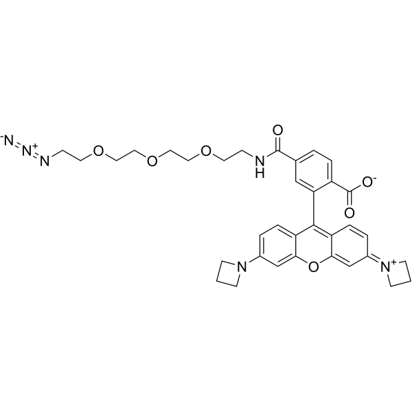 Janelia Fluor® 549, Azide Chemical Structure