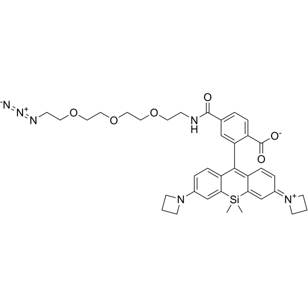 Janelia Fluor® 646, Azide Chemical Structure