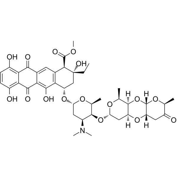 Cinerubin B Chemical Structure
