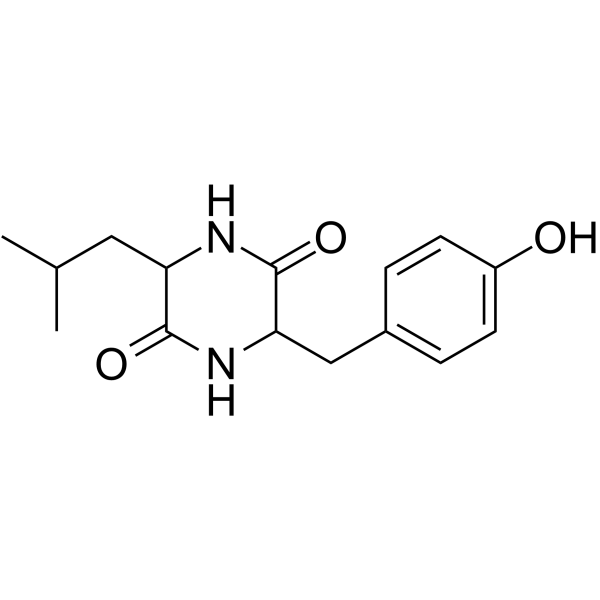 Cyclo(Tyr-Leu) Chemical Structure