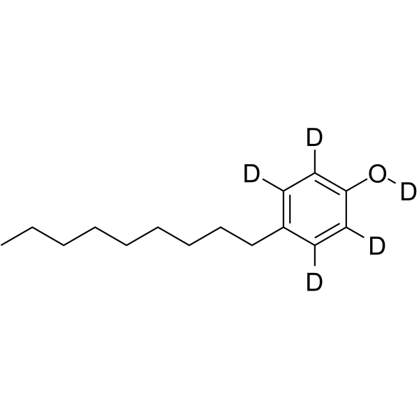 4-Nonylphenol-d<sub>5</sub> Chemical Structure