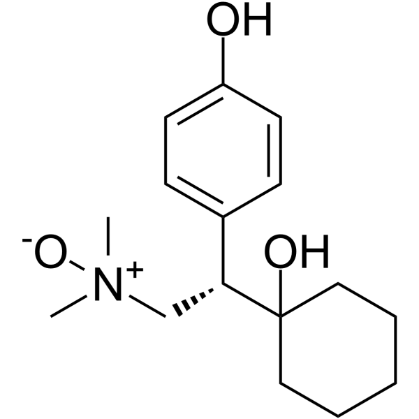(S)-O-Desmethyl Venlafaxine N-Oxide Chemical Structure