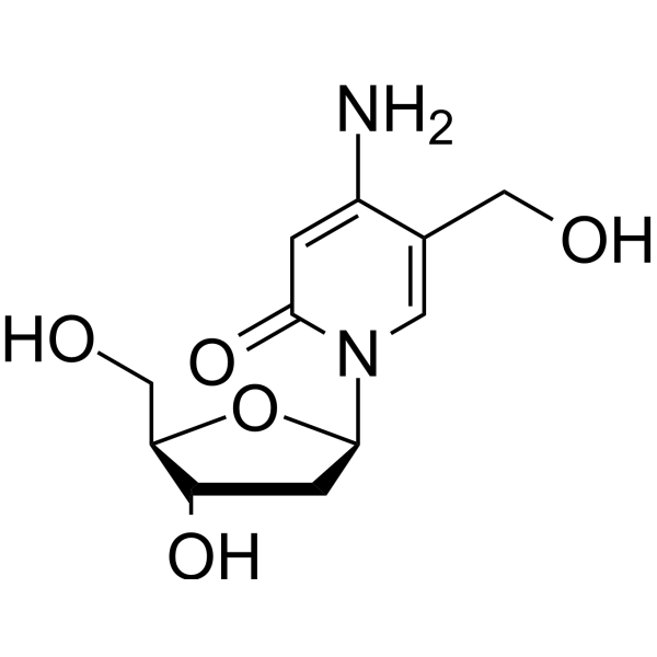 5-Hydroxymethyl-2’-deoxycytidine Chemical Structure