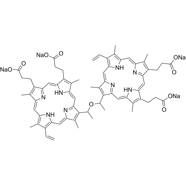Sinoporphyrin sodium Chemical Structure