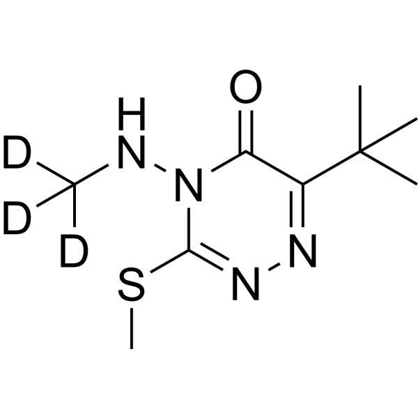 N-Methyl Metribuzin-d<sub>3</sub> Chemical Structure