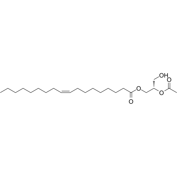 1-Oleoyl-2-acetyl-sn-glycerol Chemical Structure