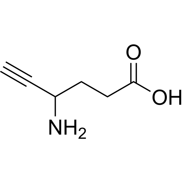 γ-Acetylenic GABA Chemical Structure