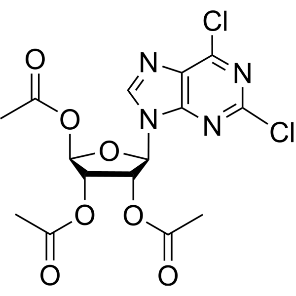 2,6-<em>Dichloro</em>-2',3',5'-triacetyl-purine riboside