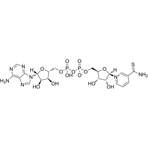 Thionicotinamide adenine dinucleotide Chemical Structure
