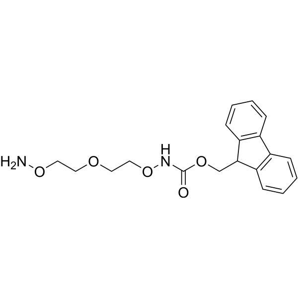 Fmoc-aminooxy-PEG2-NH2 Chemical Structure