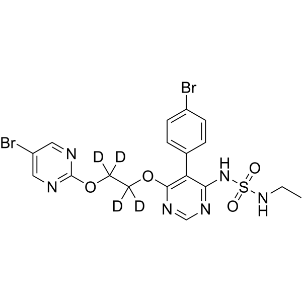 N-Despropyl macitentan-d<sub>4</sub> Chemical Structure