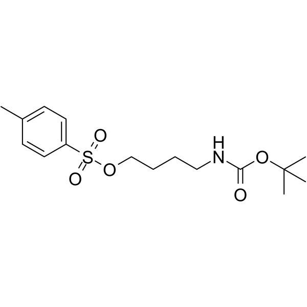 Tos-O-C4-NH-Boc Chemical Structure