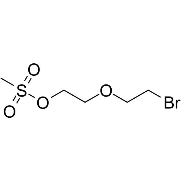 Bromo-PEG2-MS Chemical Structure