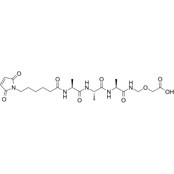 MC-AAA-NHCH2OCH2COOH Chemical Structure