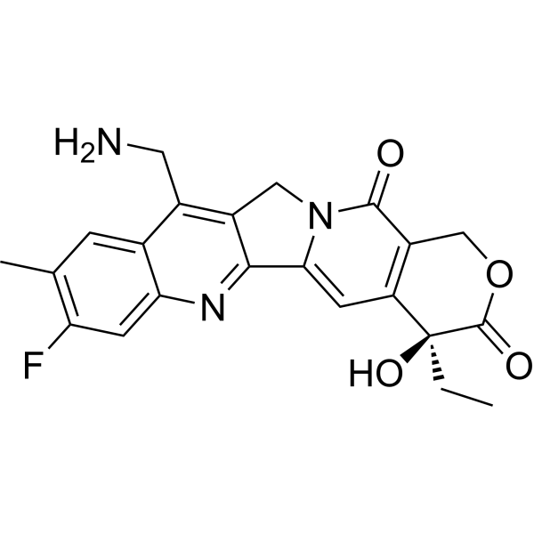 7-Aminomethyl-10-methyl-11-fluoro camptothecin Chemical Structure