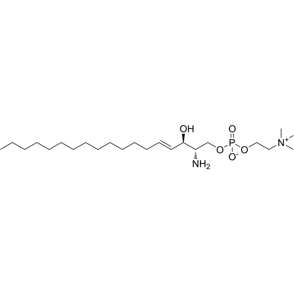Sphingosylphosphorylcholine Chemical Structure