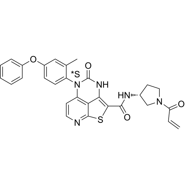 BTK inhibitor 18 Chemical Structure