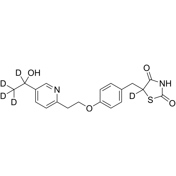 Hydroxy Pioglitazone-d5 (M-IV) (<em>Mixture</em> of-diastereomers)