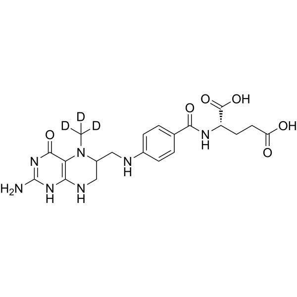 <em>5</em>-(<em>Methyl</em>-d3)tetrahydrofolic Acid