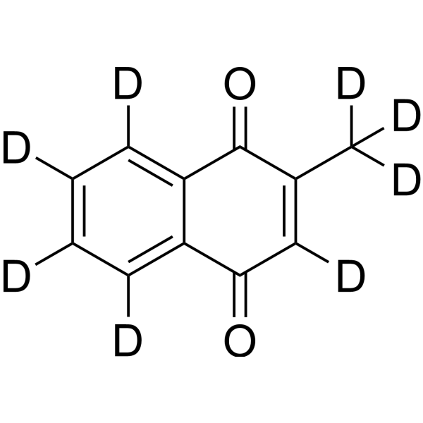 Vitamin K3-d<sub>8</sub> Chemical Structure