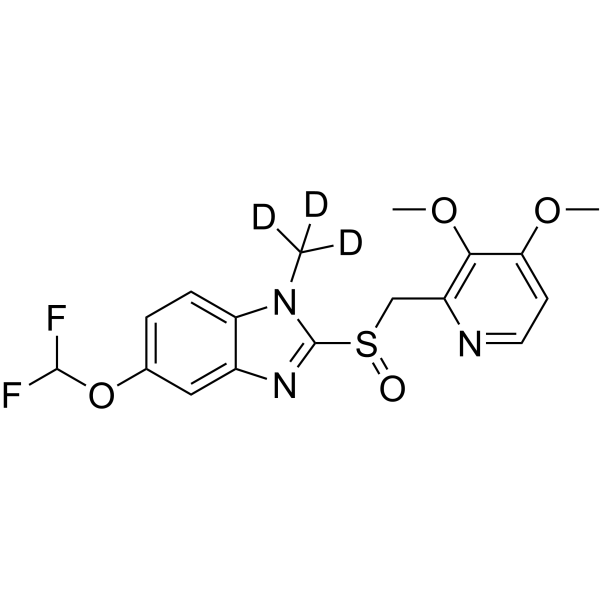 N-Methyl Pantoprazole-d3 (Mixture <em>of</em> 1 <em>and</em> 3 isomers)