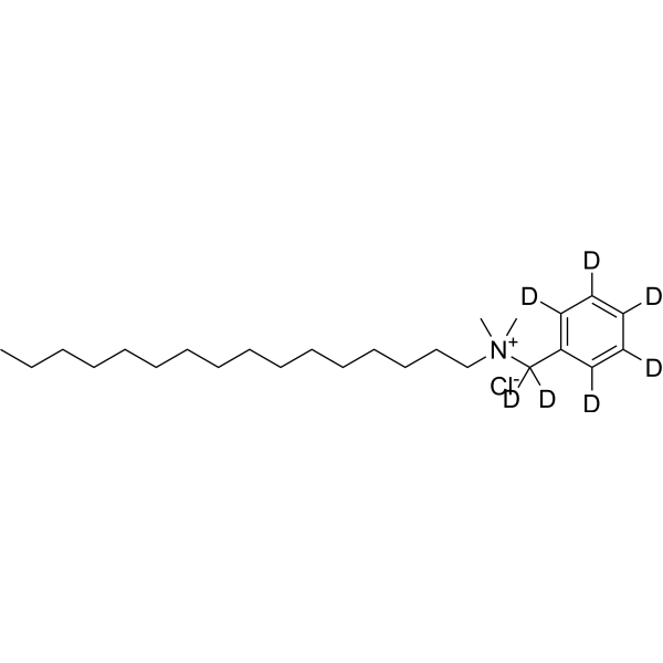 Cetalkonium Chloride-d<sub>7</sub> Chemical Structure