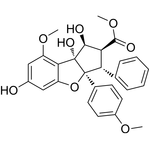 Silvestrol aglycone (enantiomer) Chemical Structure