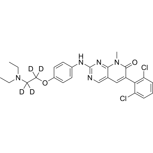 PD-166285-d<sub>4</sub> Chemical Structure