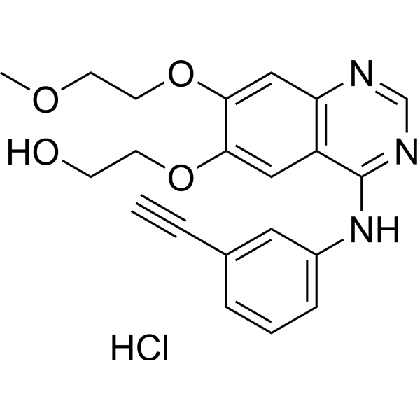 Desmethyl Erlotinib hydrochloride Chemical Structure