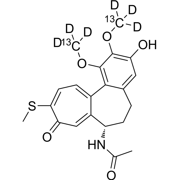 3-Demethyl Thiocolchicine--<sup>13</sup>C<sub>2</sub>,d<sub>6</sub> Chemical Structure