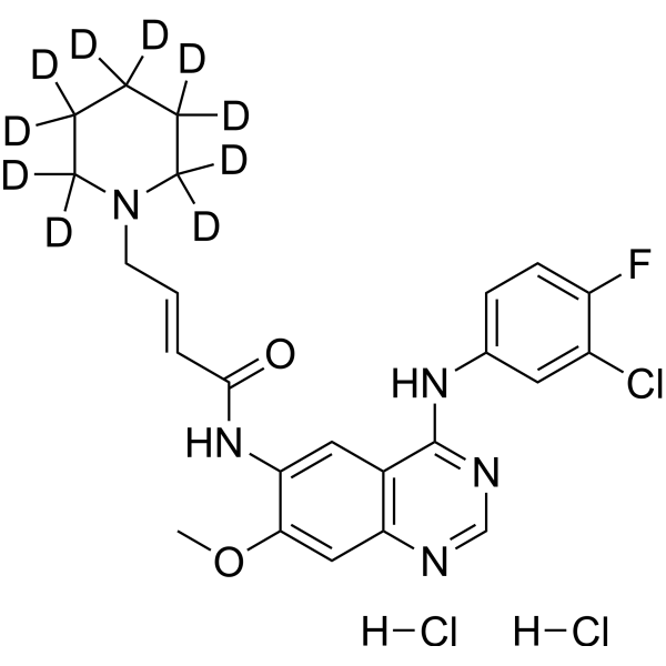 <em>Dacomitinib</em>-d10 dihydrochloride