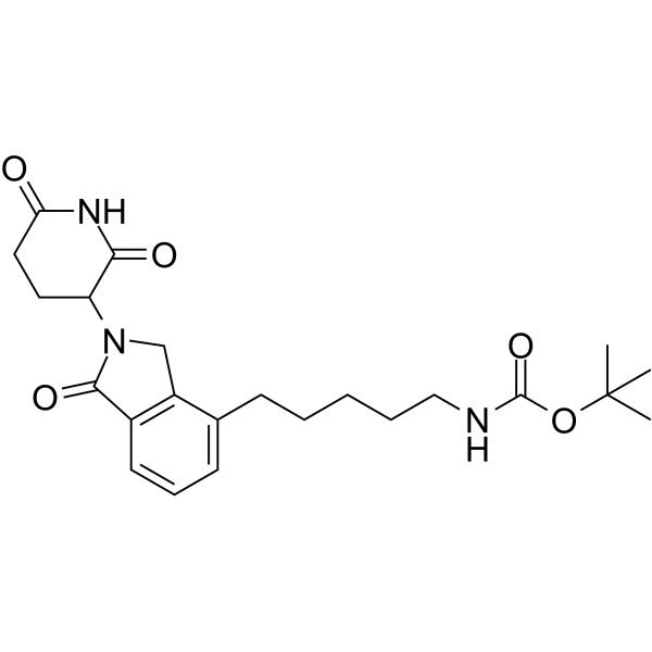 <em>Lenalidomide</em>-C5-amido-Boc