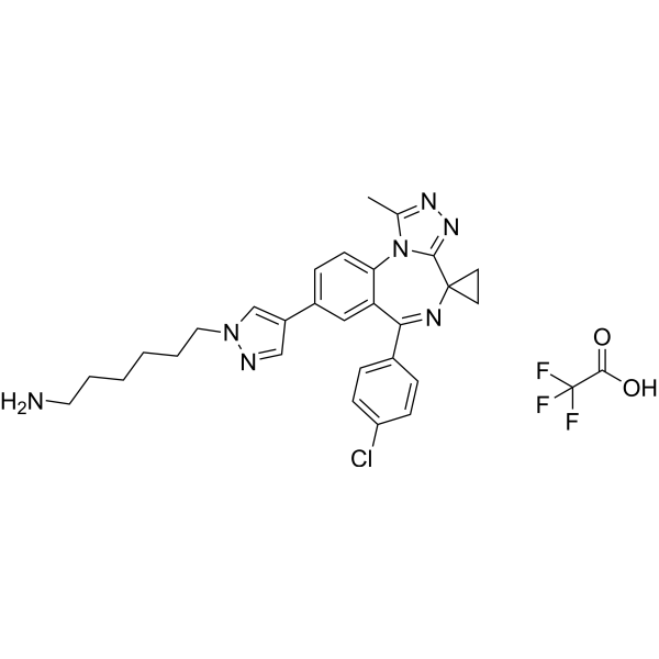 BRD4 ligand-Linker Conjugate 1 TFA Chemical Structure