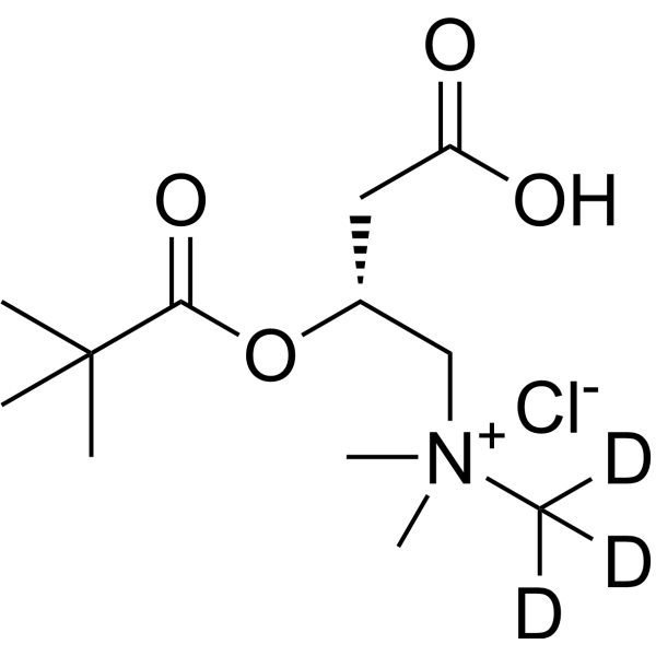 2,2-Dimethylpropionyl-<em>L-carnitine</em>-d<em>3</em> hydrochloride