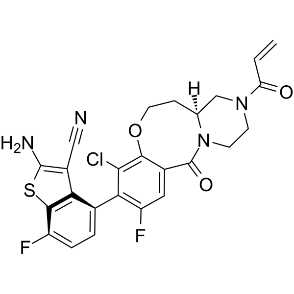 KRAS G12C inhibitor 19 Chemical Structure