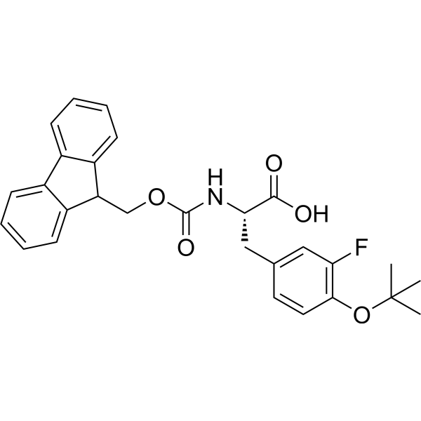 Fmoc-Tyr(3-F,tBu)-OH Chemical Structure